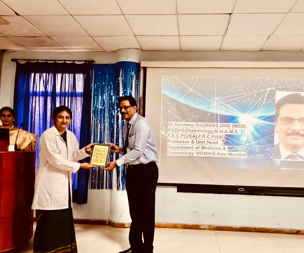 dr sandeep rai - diabetologist in kharghar & vashi, navi mumbai at event