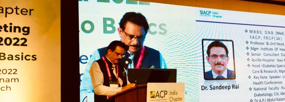 dr sandeep rai - diabetologist in kharghar & vashi, navi mumbai at event