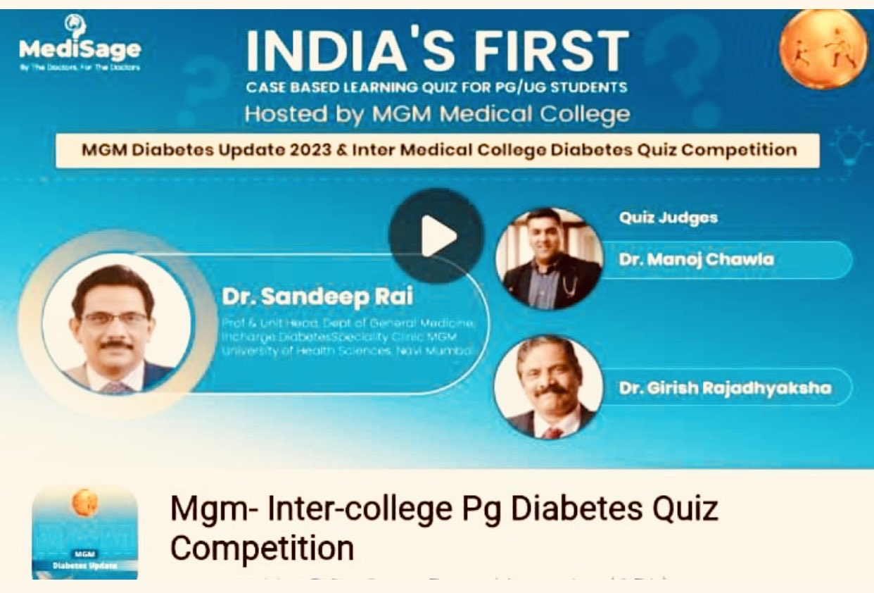 dr sandeep rai - diabetologist in kharghar & vashi, navi mumbai at event