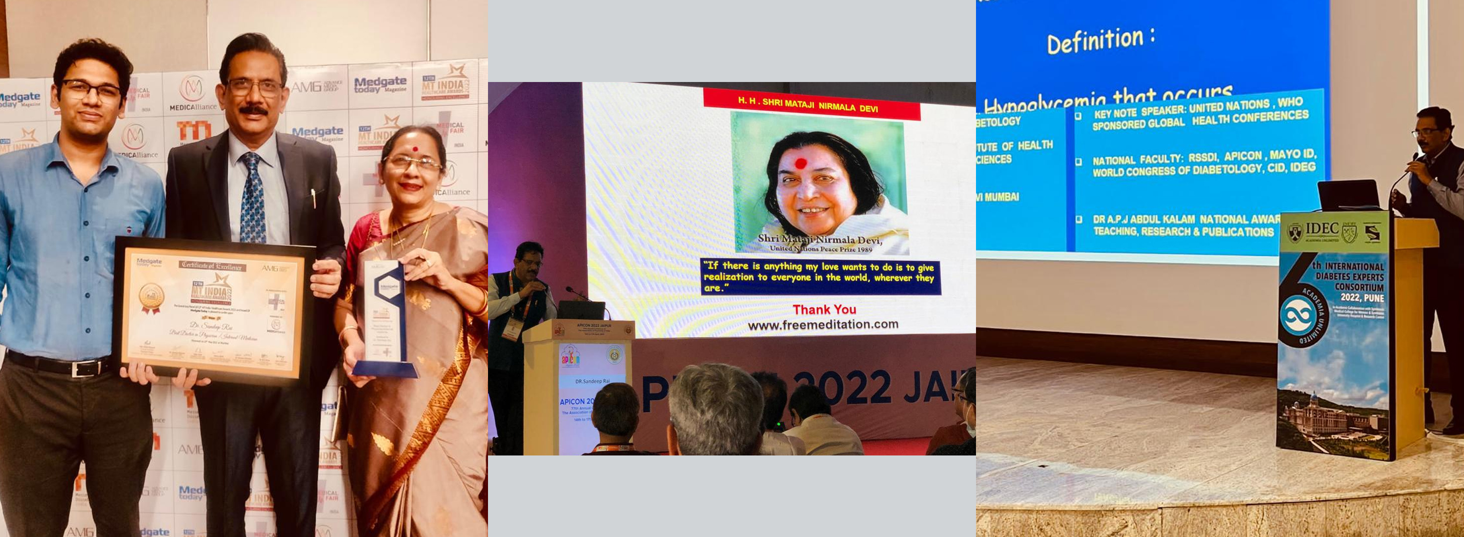 dr sandeep rai - diabetologist in kharghar & vashi, navi mumbai at event