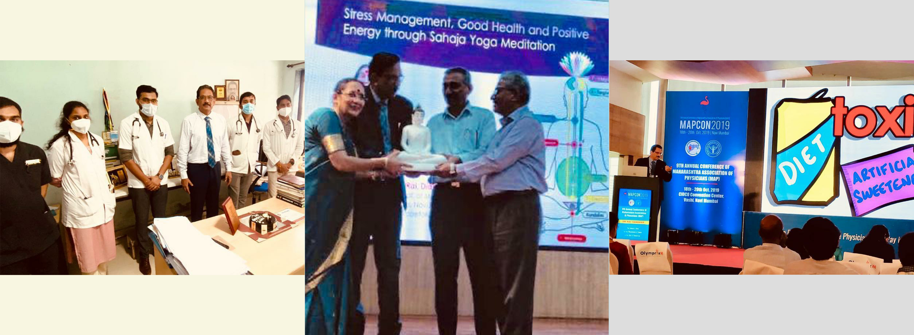 dr sandeep rai - diabetologist in kharghar & vashi, navi mumbai at event