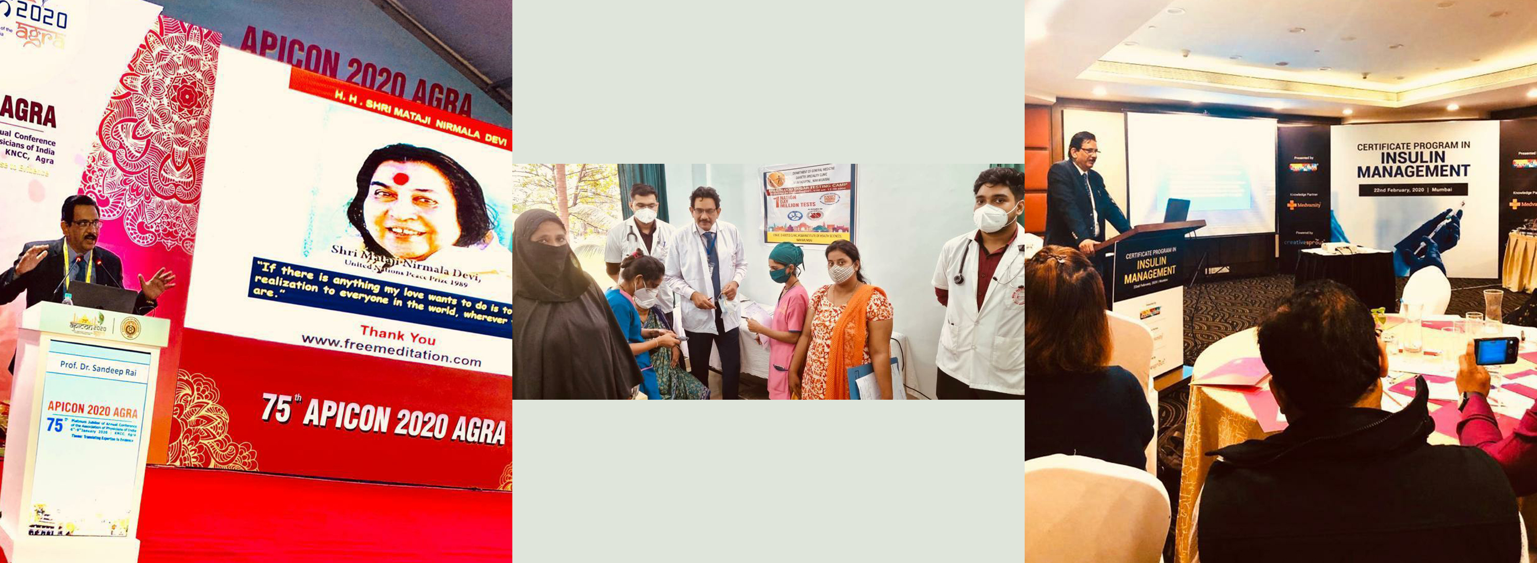 dr sandeep rai - diabetologist in kharghar & vashi, navi mumbai at event